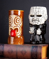 Vente en gros de tasses en céramique Geeki Tiki Tasse Tiki style Tiki horreur à collectionner Tasse à bière en céramique créative Tasse