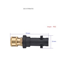 Nettoyeur haute pression pistolet pistolet Lance baïonnette connecteur 1/4 "connecteur rapide nettoyeur haute pression pistolet baguette adaptateur