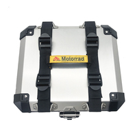 Kaiyue 525X modifié trois boîtes en alliage d'aluminium boîte latérale boîte arrière sangle de reliure 38L + 38L capacité pour rénovation/mise à niveau motos