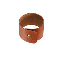 Anneau de serviette en cuir PU personnalisable et tendance, anneau de serviette européen personnalisé multicolore
