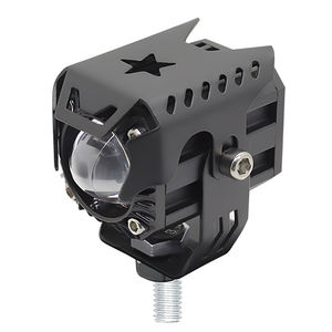 Phare LED de moto avant haute puissance 20W, double couleur, projecteur, anneau halo blanc ambre, laser - Product Image 1