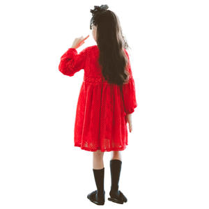 Los Diez Productos Más Vendidos en China: Encaje de Algodón Rojo Nigeriano para Vestidos de Niñas, Modelo para Vestidos de Novia, Buscando Distribuidor - Product Image 1