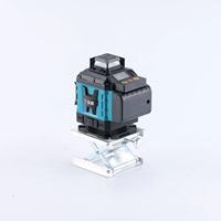 Niveaux laser rotatifs à auto-nivellement à ligne croisée, haute précision, vert, 360 degrés, niveau laser 4D, outil de nivellement
