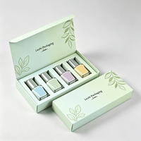 Boîtes en papier personnalisées en gros avec logo pour emballage de kits de vernis à ongles et d'huiles de stamping