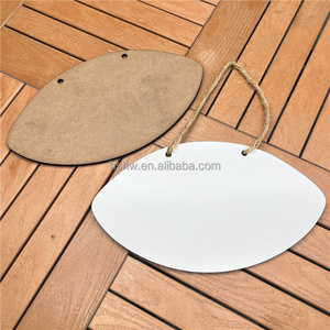 Targa in MDF a Forma di Pallone da Calcio per Sublimazione, Insegna Sportiva in <span class=keywords><strong>Legno</strong></span> da Appendere per Stampa a Caldo, Regali Personalizzati - Product Image 4