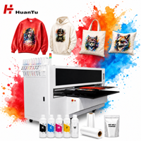 Nouvelle imprimante textile DTG double station pour impression numérique à jet d'encre, encre écologique, imprimante DTG tout-en-un à jet d'encre