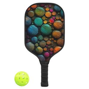 ไม้พายพิคเคิลบอลแบบกำหนดเอง แกนรังผึ้ง คาร์บอนไฟเบอร์ ได้รับการรับรองจาก USAPA สำหรับกีฬากลางแจ้ง รูปทรงมาตรฐาน ทันสมัย - Product Image 5
