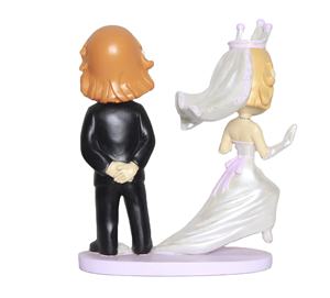 Personalizzato regali di Nozze Nuova Coppia amante del mestiere statuetta in resina souvenir regali per sposi - Product Image 3