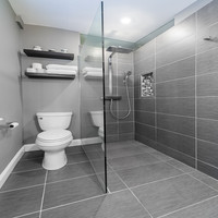 Écran de douche en verre Vente à chaud Porte de douche Design moderne Portes de douche Cadre en aluminium Walk in Style