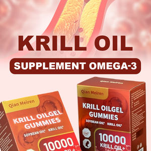 Private Label Biologische Krill Olie Softgel Capsules 500 Mg & 1000 Mg Omega 3 & Astaxanthine Visolie Marine Fosfolipide Voor Volwassenen - Product Image 2