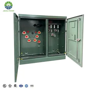 DOE 2016 standar 99.11% 13800V ke 400/230V Khan 112.5 kVA tiga fase Transformer Padmounted