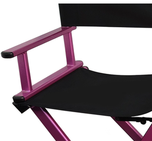 كرسي مكياج قابل للطي من الألومنيوم ، كرسي مخرج عالي الظهر خارجي محمول متعدد الوظائف للشعر - Product Image 2