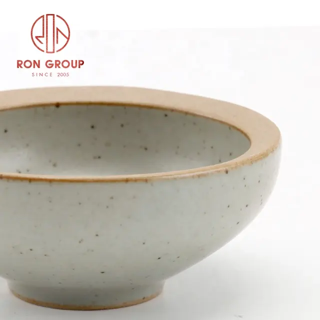 Wholesale Hotel Chain Restaurant Catering Painted Cooking Use Stoneware Terracotta Rice Soup Salad Bowl Clay Bowl