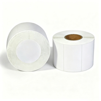 Etiqueta Térmica Directa 2"x1" 50x25mm, Adhesivos de Código de Barras Autoadhesivos Resistentes al Agua para Logística y Almacén