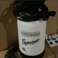 Presse à main Camping douche avec tuyau amovible et pommeau de douche Kits de rinçage sous pression pour la randonnée voyage jardin plage douche pour animaux de compagnie