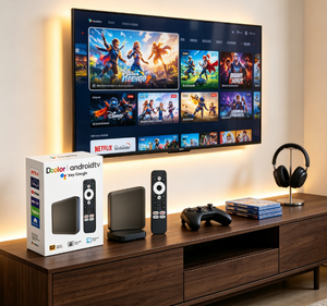 Reproductor de Streaming Dcolor DC2 OTT 4K HDR con Control por Voz, Compatible con Google Assistant y Google Play - Product Image 1