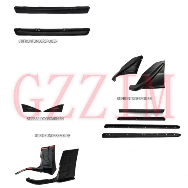 New Design Body Kit Front Under Spoiler Front Side Spoiler Rear Side Spoiler for Subaru Forester 2019 STI