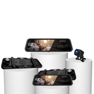 กล้องติดรถยนต์ 12 นิ้ว 4K บันทึกภาพคู่หน้า-หลัง พร้อม Wifi จอเต็มความละเอียดสูง มองเห็นในเวลากลางคืน ใช้ในรถยนต์ - Product Image 1