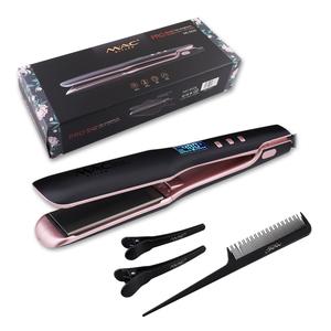 Plancha <span class=keywords><strong>de</strong></span> Pelo Profesional MAC en Oferta, Personalizable, <span class=keywords><strong>con</strong></span> <span class=keywords><strong>Placas</strong></span> <span class=keywords><strong>de</strong></span> <span class=keywords><strong>Titanio</strong></span> <span class=keywords><strong>de</strong></span> 480 Grados para Peinar el Cabello - Product Image 2