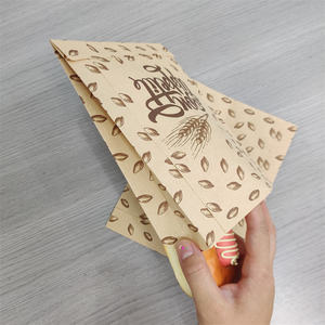 Sac à pain en papier kraft Sac en papier sulfurisé non enduit de qualité alimentaire Sac sulfurisé à fond pointu pour beignet et baguette - Product Image 6