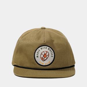 Gorra de 5 Paneles con Visera Plana, Cierre a Presión, Logotipo Personalizado OEM, Práctica y Moderna, con Parche de Algodón Tejido y Cuerda - Product Image 2