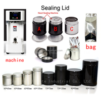 Vente en gros de boîtes rondes hermétiques de 500 g pour café, thé, protéines en poudre, matcha, biscuits, pack de voyage, étiquette personnalisée avec logo imprimé