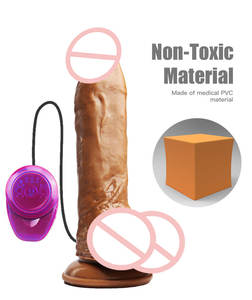 เซ็กส์ทอยไฟฟ้าสมจริงผลิตภัณฑ์สำหรับผู้ใหญ่สำหรับผู้หญิงพร้อมถ้วยดูดอวัยวะเพศจำลองเครื่องสั่นอีโรติก - Product Image 5