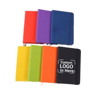 Sy841 Personalized Soft Custom Holographic Printing Brand <b>Note</b> <b>Book</b> Pu Hard Cover <b>A5</b> Notebook Customizable Logo - Product Image 4