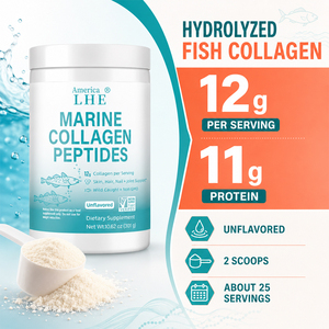 Fabricant de suppléments de collagène marin Shecome en marque privée, peptides de collagène hydrolysés pour la peau, les cheveux, les ongles et les articulations, poudre de peptides de collagène - Product Image 3