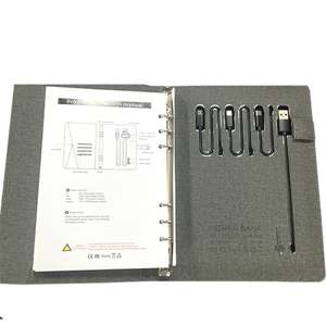 Libreta de Notas Personalizable con Logotipo, Banco de Energía, Cargador Inalámbrico y Cierre de Hebilla, Ideal como Regalo para Nuevos Empleados - Product Image 3