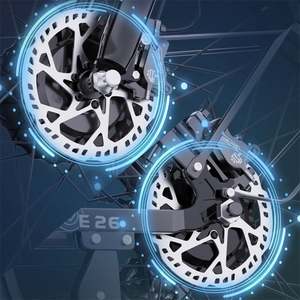 Motor Central de Bicicleta Eléctrica con Neumáticos Gruesos de 26 Pulgadas, Engranajes de 7 Velocidades de Alta Velocidad, Freno de Disco Integrado de Aleación de Aluminio, Características Electrónicas - Product Image 3