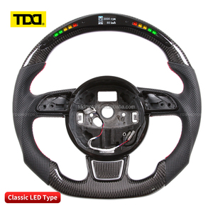 Volante Deportivo TDD de Fibra de Carbono con LED para Audi A3 A4 A5 S3 S4 RS3 RS4 B8 B9 8V 8W Personalizado - Product Image 3