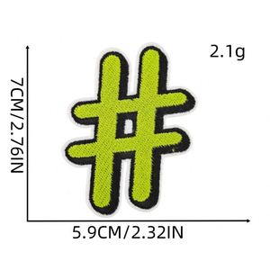 Patchs brodés personnalisés pour vêtements, chapeaux, sacs, robes, DIY, motifs boule disco, œil, lèvre, cœur, fille, à thermocoller - Product Image 2