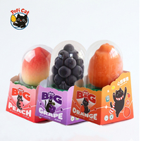 Bubuk Es Krim 3D PoPI CAT Viral Rasa Buah Campur 75g Halal Persik Anggur Jeruk, Produk Baru Laris Manis, Menerima Pesanan OEM