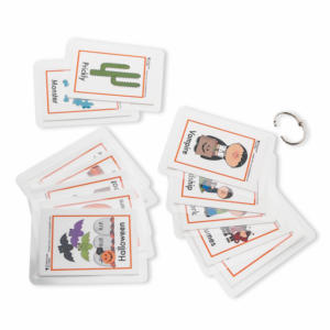 Fabricante de papel personalizado educativo parlante tarjetas de memoria Flash lector de impresora para niños pequeños juguetes de aprendizaje con anillo mental - Product Image 3