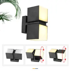 lámpara de pared de doble cabezal <span class=keywords><strong>para</strong></span> <span class=keywords><strong>exteriores</strong></span>, luz de paso de latón, de aluminio, <span class=keywords><strong>para</strong></span> <span class=keywords><strong>fachadas</strong></span> - Product Image 1