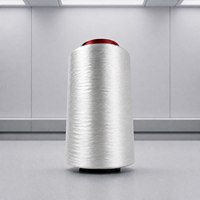 Fil FDY en polyester brillant 150D 300D 600D, bel éclat pour tissu satiné imitation soie