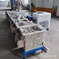 Petite machine de galvanoplastie pour plaqué or et zinc avec réservoir central, ligne de placage