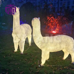 Luces LED 3D con Forma de Alpaca, Personalizadas, IP65, Material de Resina Transparente y Fibra de Vidrio, para Paisajismo, Jardín Exterior, Halloween - Product Image 5