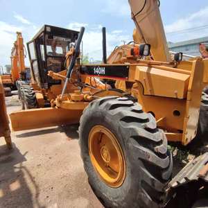 140H Caterpillar Motor Grader,140K 140G 120H พร้อมชิ้นส่วนรถเกรดมือสองในเซี่ยงไฮ้ - Product Image 3
