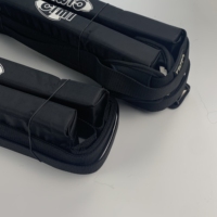 Ensemble de fixation pour planches de surf sur barres de toit de voiture, double/simple, avec sangles et coussinets, vente en gros