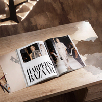 Brochure personnalisée à couverture souple, impression numérique professionnelle à faible coût, idéale pour brochure/catalogue/revue/ouvrage, impression sur papier
