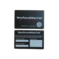 Carte de garantie personnalisée en PVC avec impression sur mesure, garantie de 2 ans