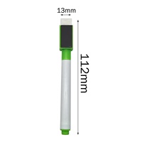 Recharge verte Mini tableau blanc magnétique marqueur stylo bureau fournitures scolaires accessoires de papeterie tableau blanc gomme