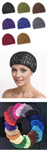 Nouvelle casquette en maille tricotée unie pour adulte, casquette ajourée - Product Image 6