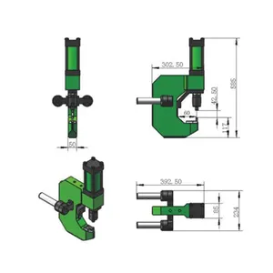 Kecil Otomatis Merek Press Bearing Memukau Portable Self Clinching Mesin