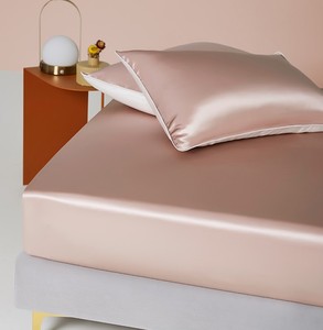 Adult 100% Silk Flat Sheet Set Baby Bed Plain Style 300tc Thread Count Healthy All-Season <strong>Bedding</strong> - Product Image 6