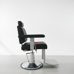 Silla de Barbero Profesional Retro Daomeng 2026, Resistente, Totalmente Negra, Silla de Estilismo de Lujo para Barbería, Precio al por Mayor para Salón de Belleza - Product Image 6