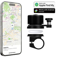 Mini traceur GPS intelligent étanche pour vélo avec compatibilité iOS, en plastique, anti-perte, pour support de vélo