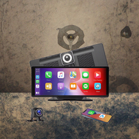 Kamera Mundur HD 11.26 Inci untuk Dashboard, Alat Bantu Parkir, Carplay, Android Auto, Mirror Link, Layar Sentuh IPS, Monitor Mobil Linux, Kartu SD